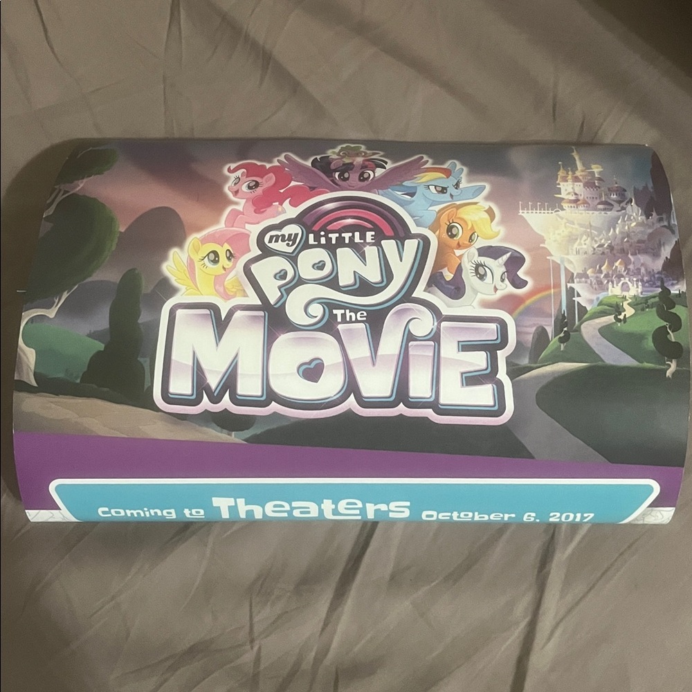 My Little Pony BOTH Movie Posters 2017 13.5x20 Hasbro Lions Gate Origin new - Picture 3 of 14